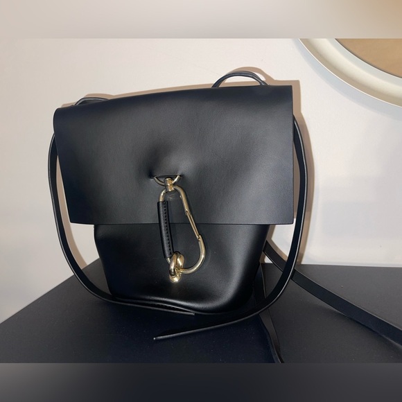 Zac Posen Medium Belay Bucket Smooth Italian Leather Shoulder/Crossbody Bag - Picture 4 of 10